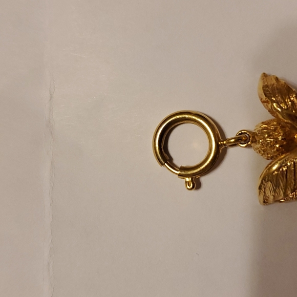 KIRK'S FOLLY Charm,Goldtone,Stamped,(behind star)4” size, EUC, Pixie Collection - Picture 4 of 4